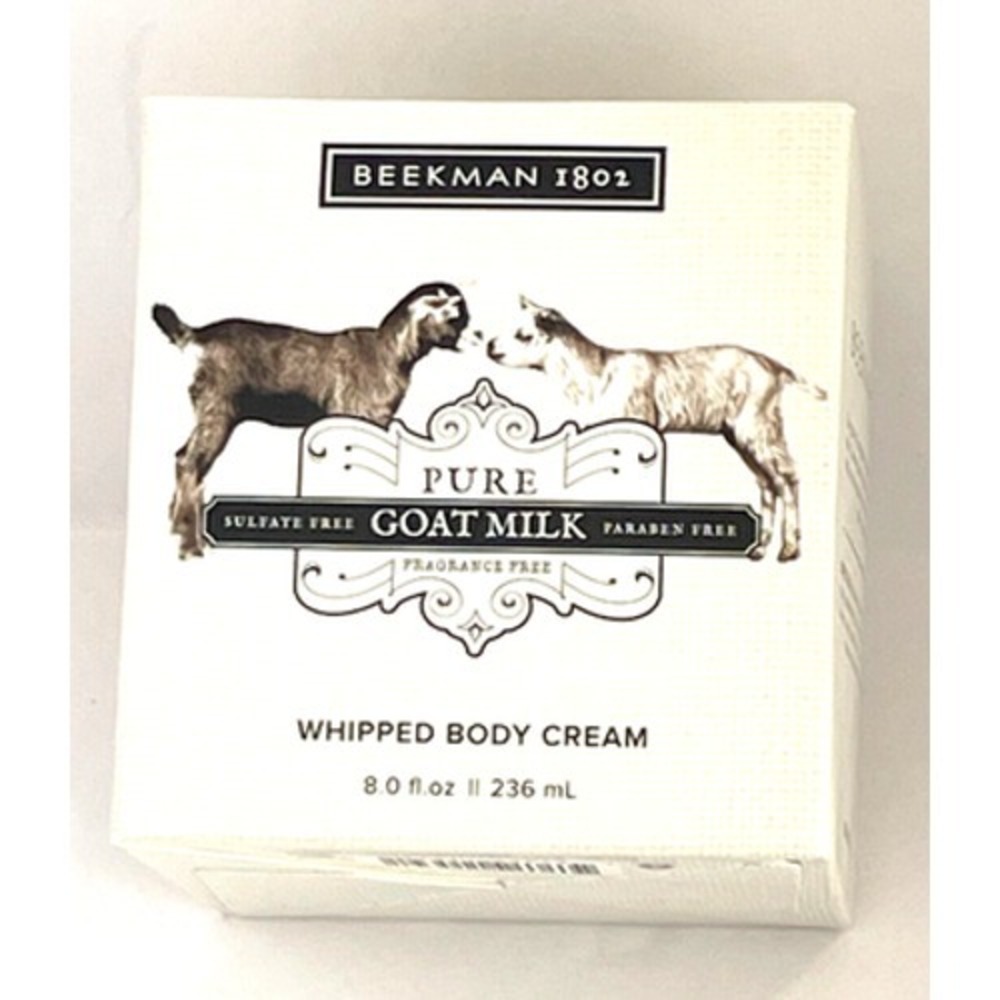 Beekman 1802 Pure Goat Milk Whipped Body Cream, unscented, 8 fl. oz. - NIB